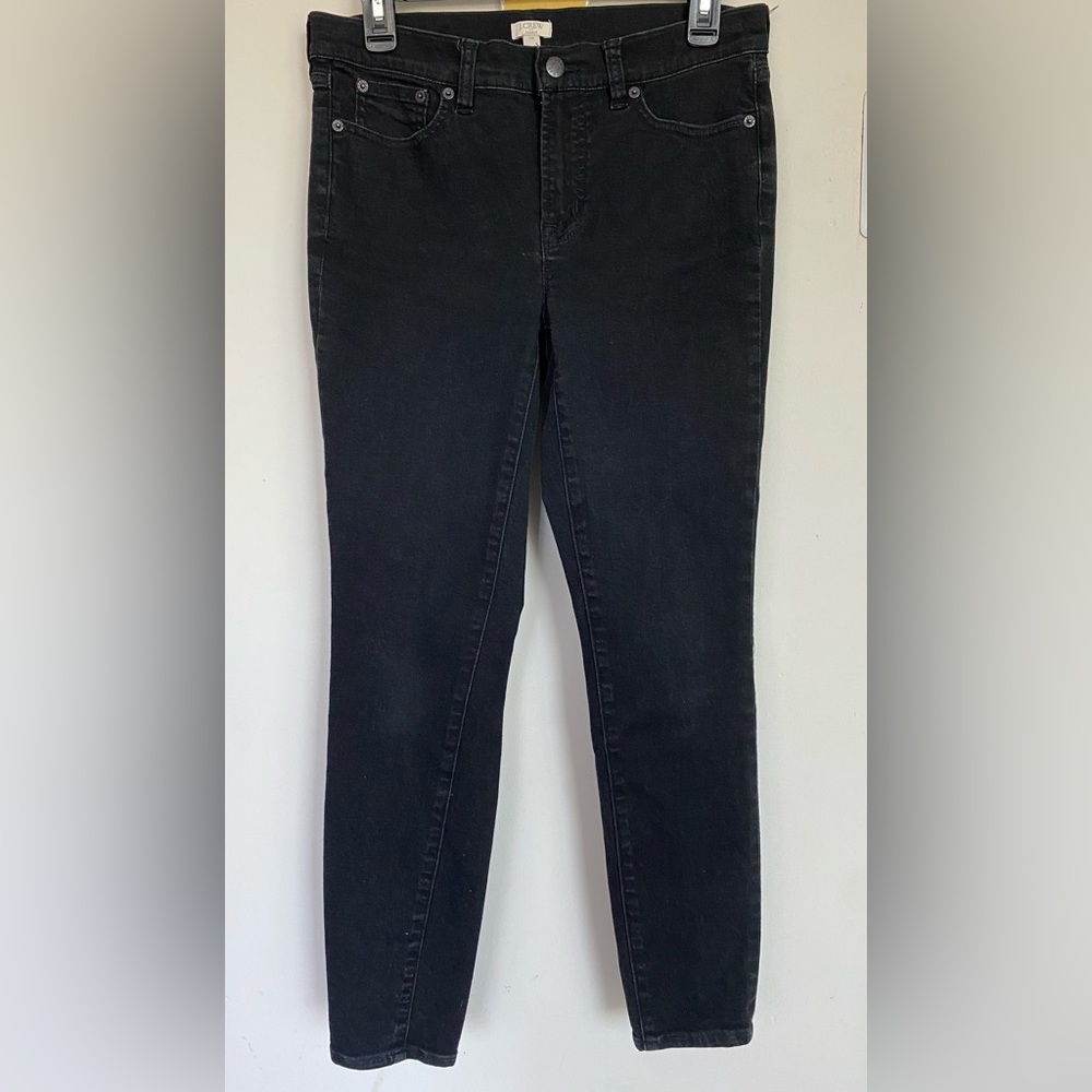J. Crew womens Black Skinny Jeans - Stretch Slim Fit size 29